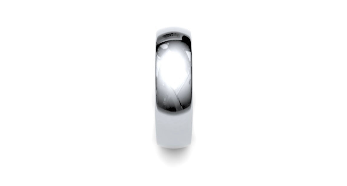 6mm Rounded Wedding Ring