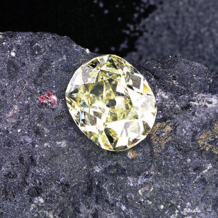 The Eureka Diamond, Discovered in South Africa 