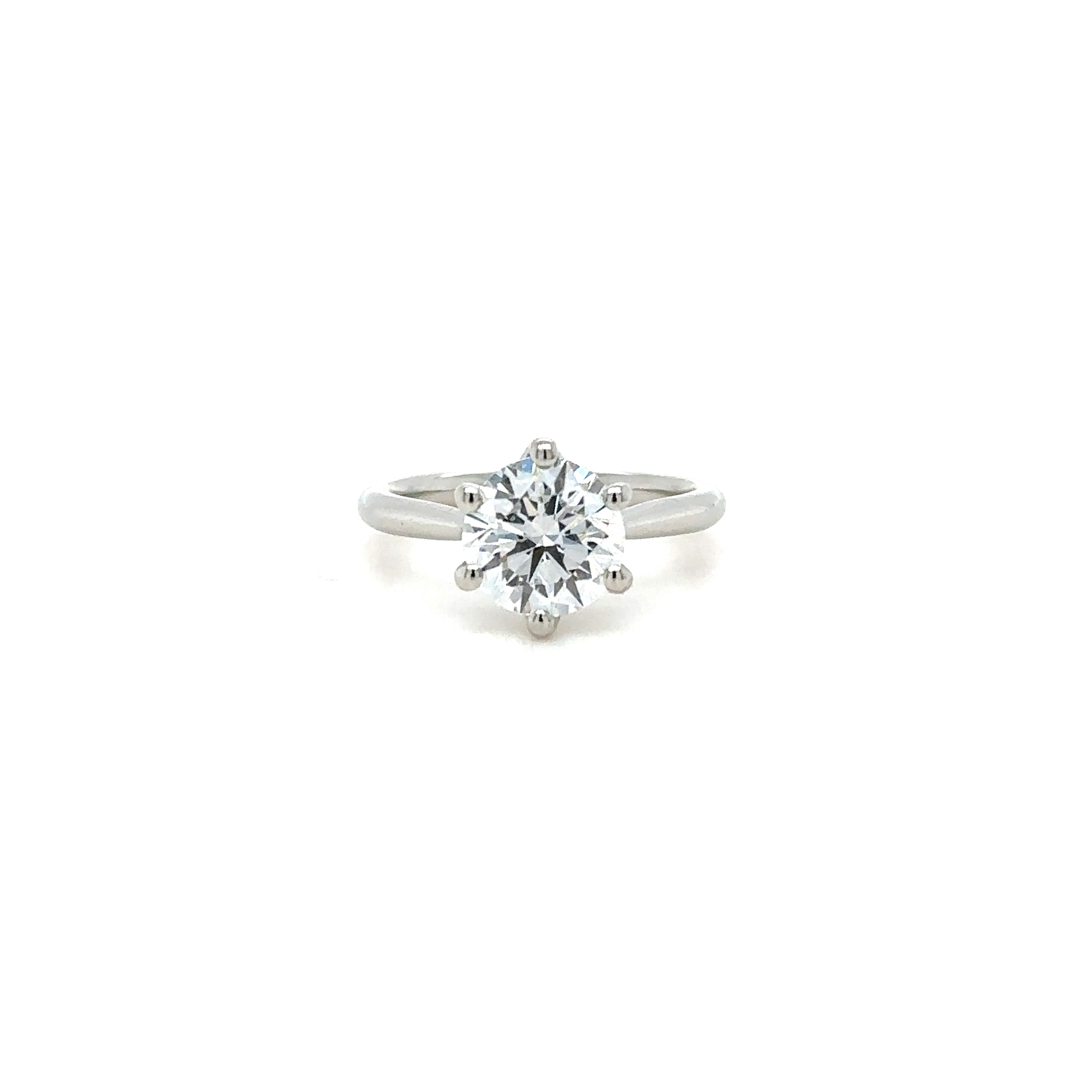 Companion Arms Gallery Solitaire Diamond Ring