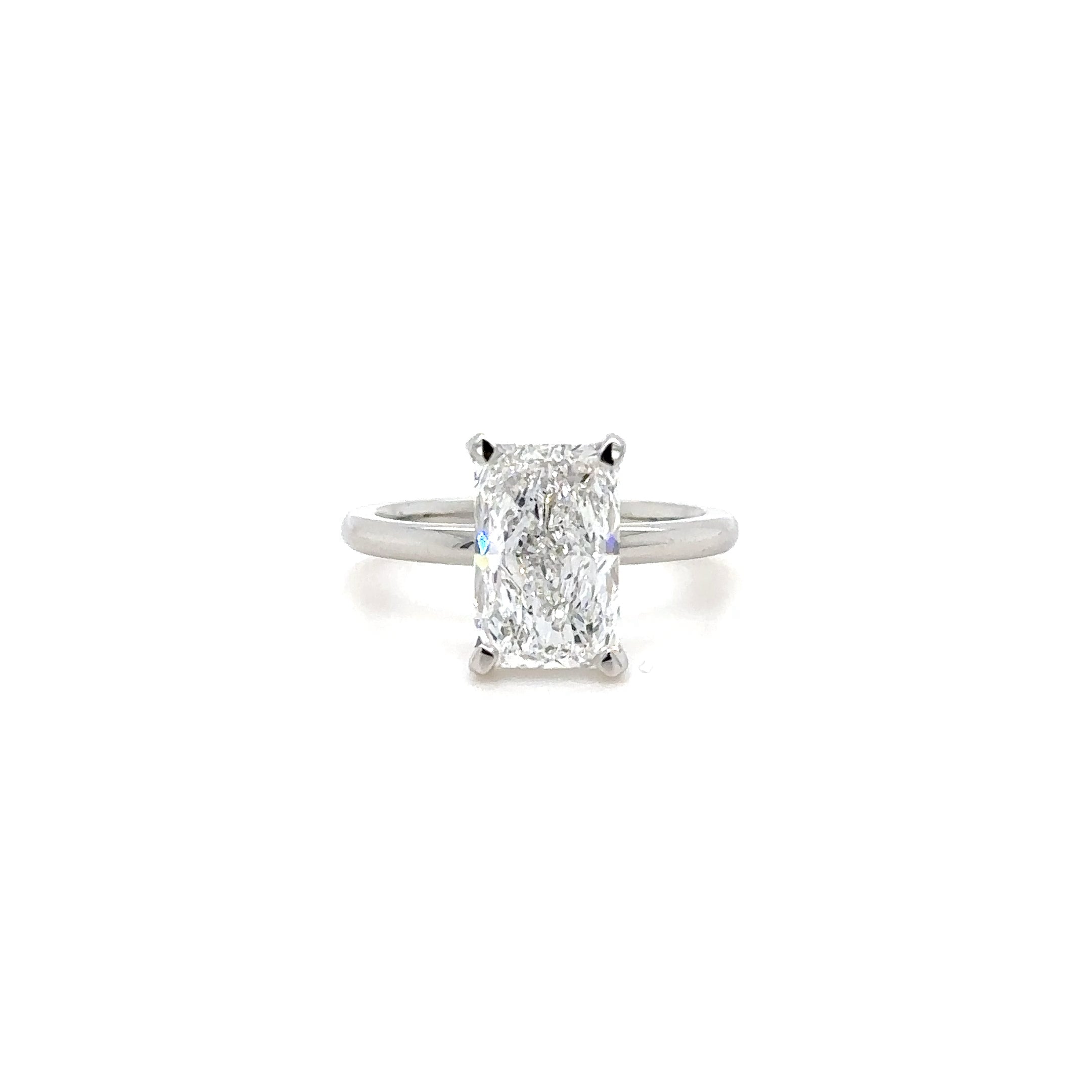 2mm Solitaire Lowset Diamond Ring