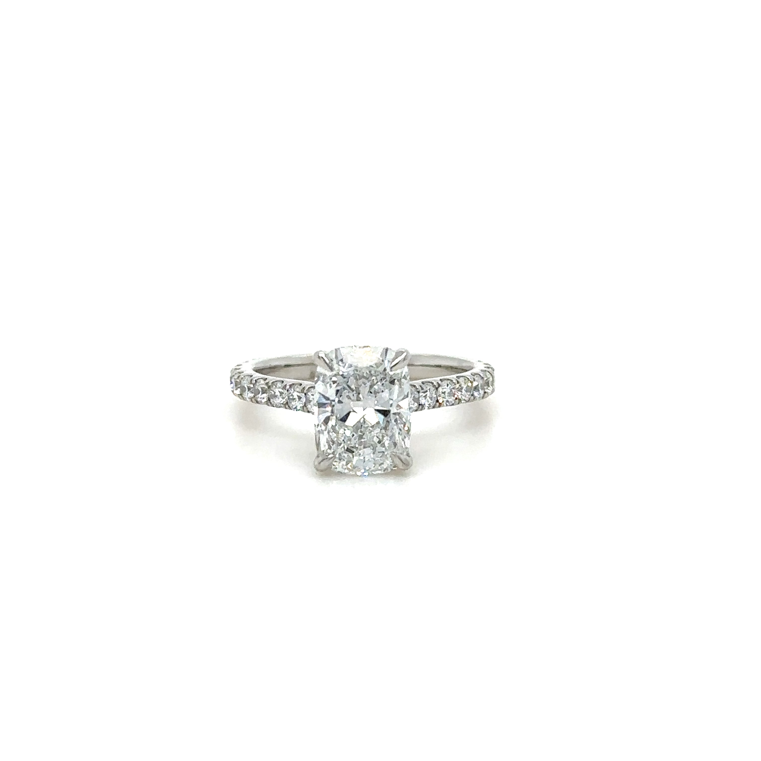 Diamond Gallery UnderHalo Pavé Diamond Ring