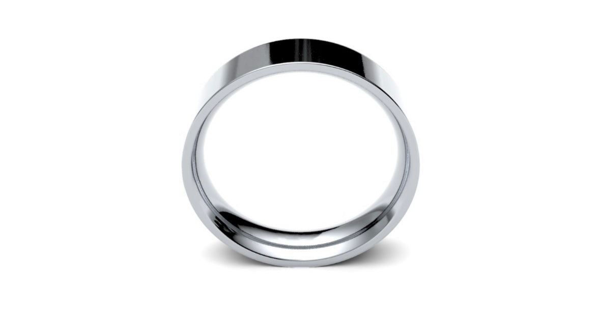 5mm Flat Wedding Ring