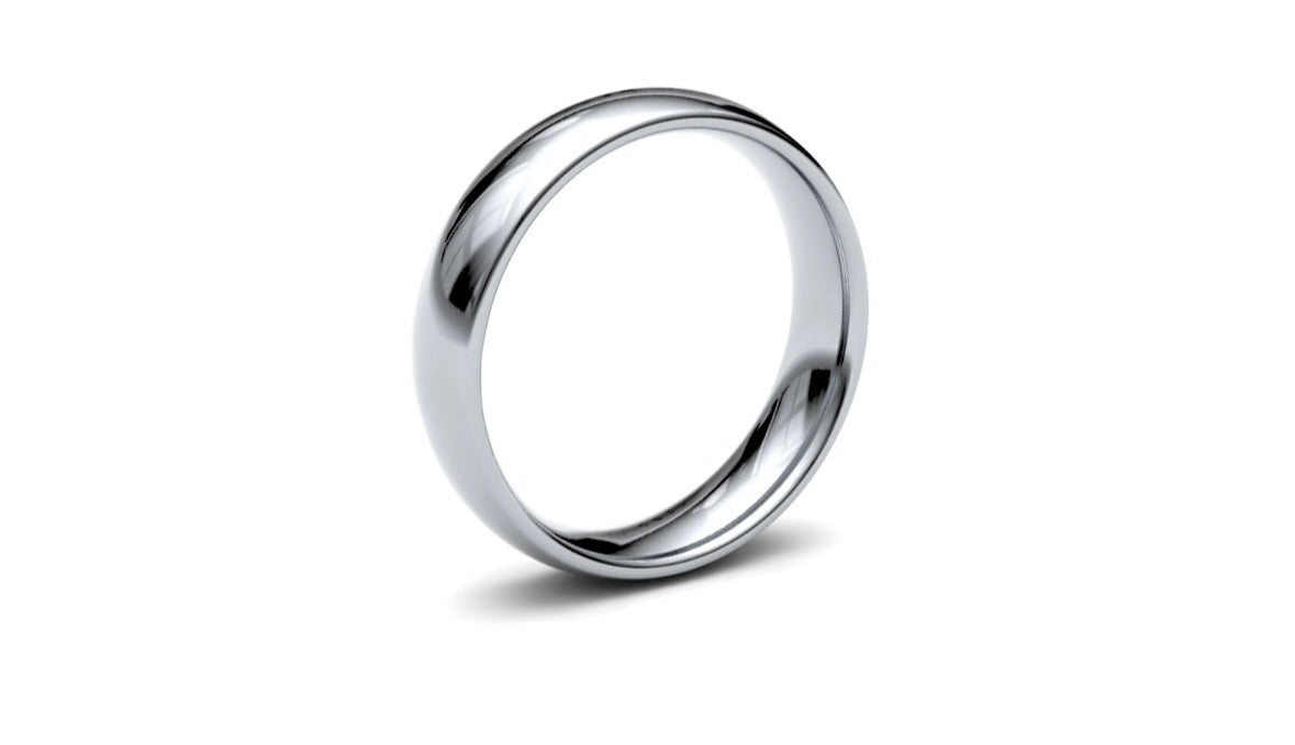 5mm Rounded Wedding Ring