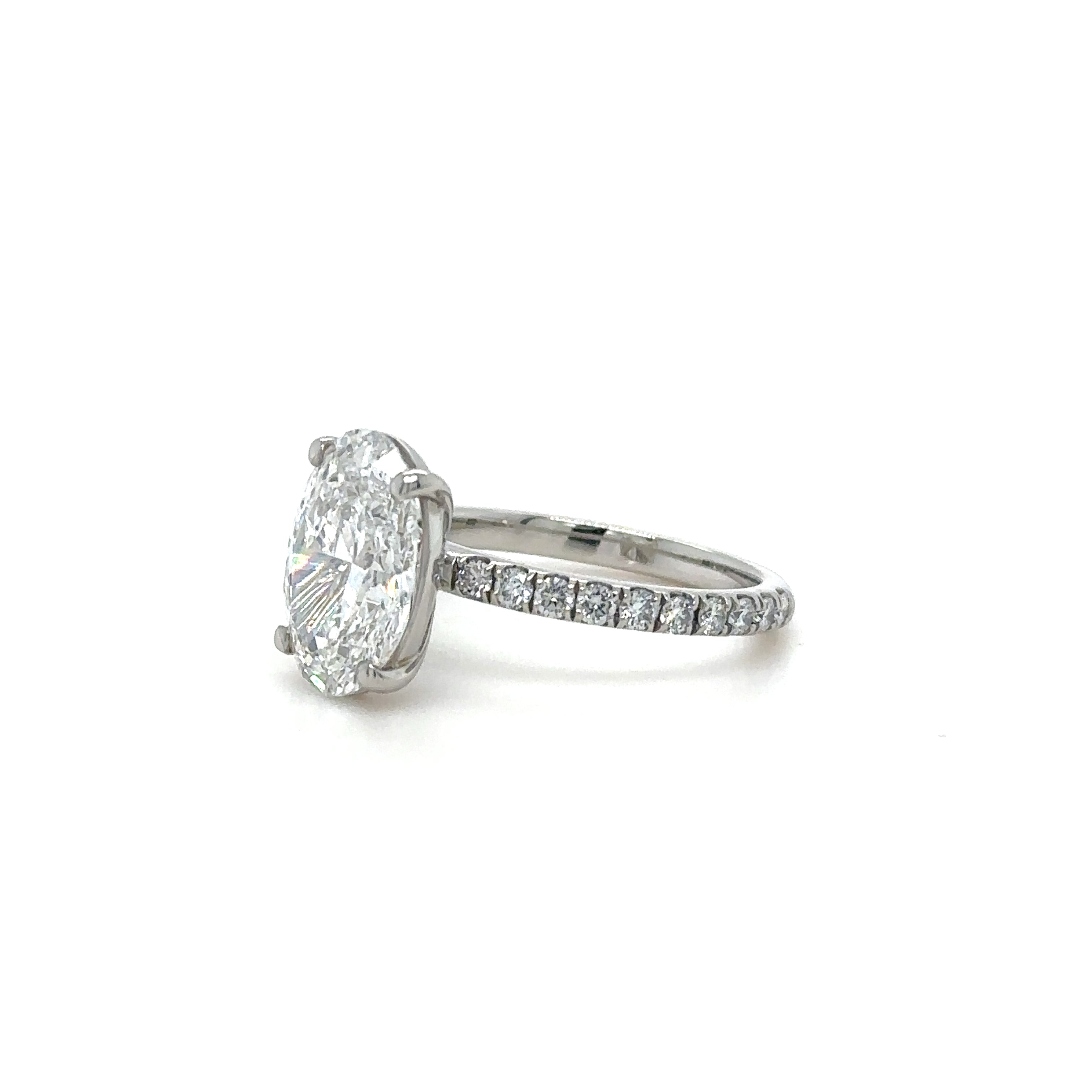 2mm Pavé Lowset Diamond Ring