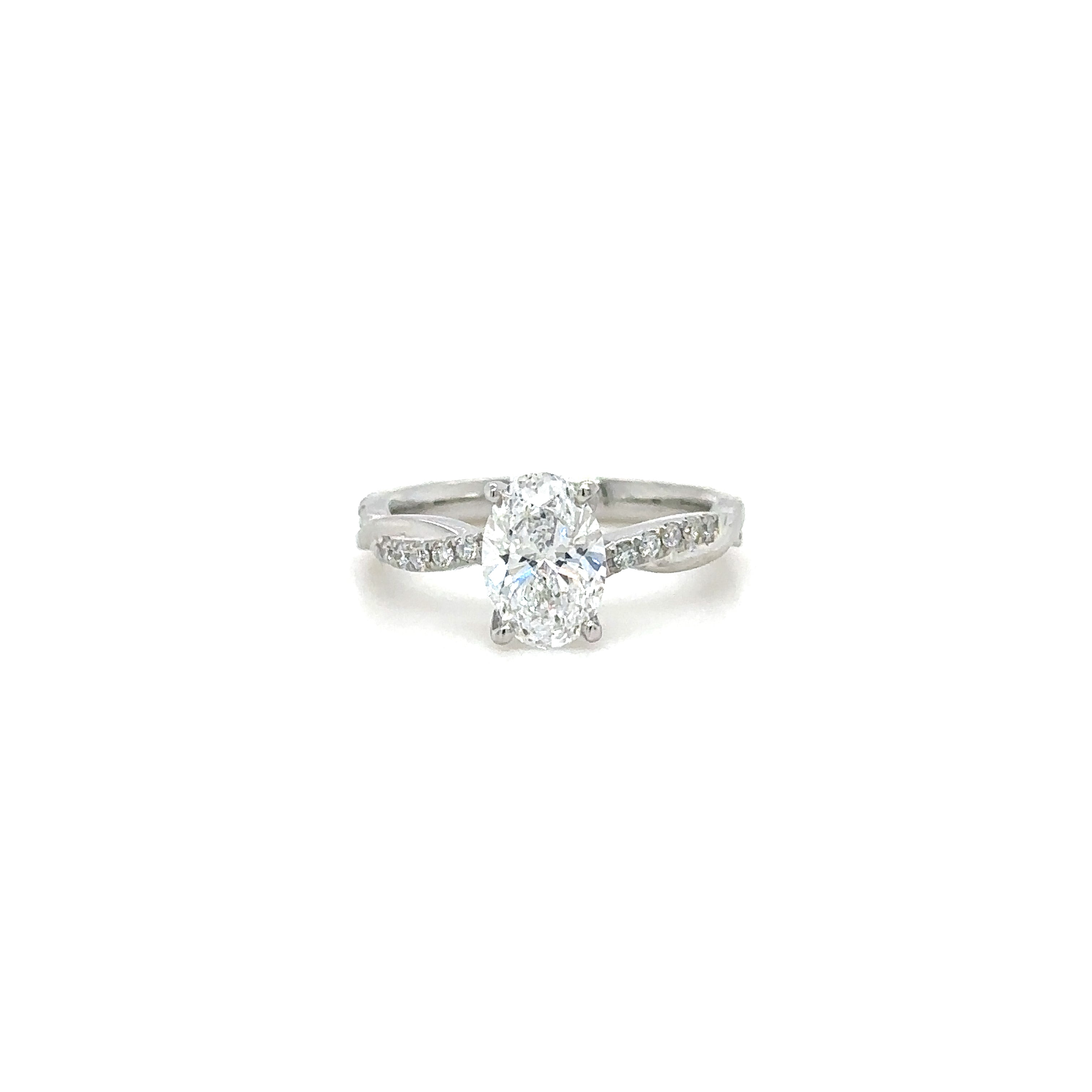 Intertwined Diamond Ring