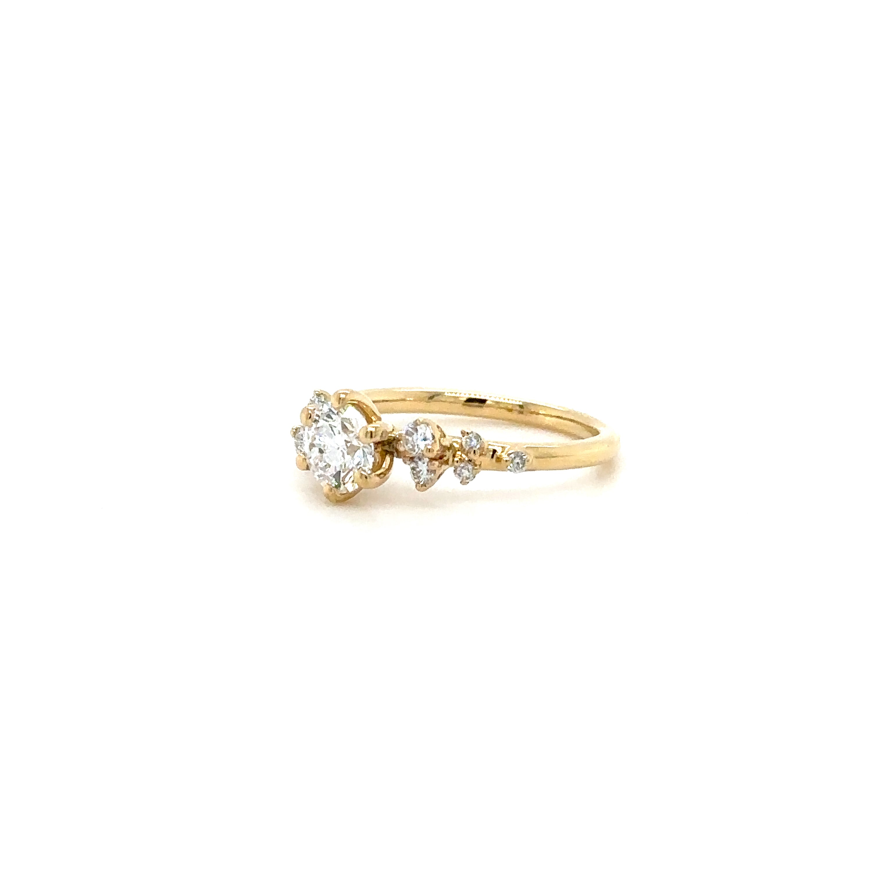 Astrological Dreamer Lowset Diamond Ring