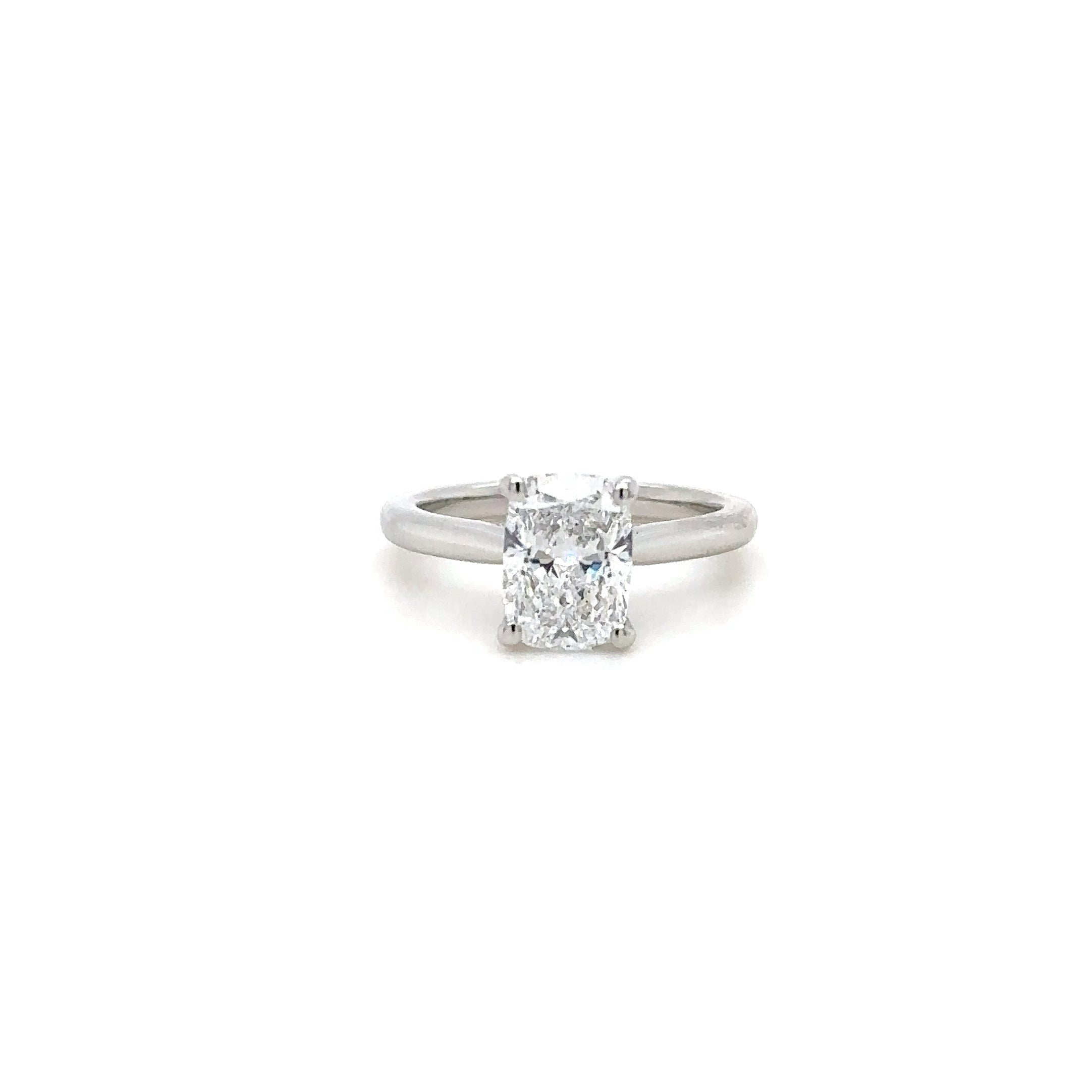 UnderHalo Diamond Gallery Soiltaire Diamond Ring