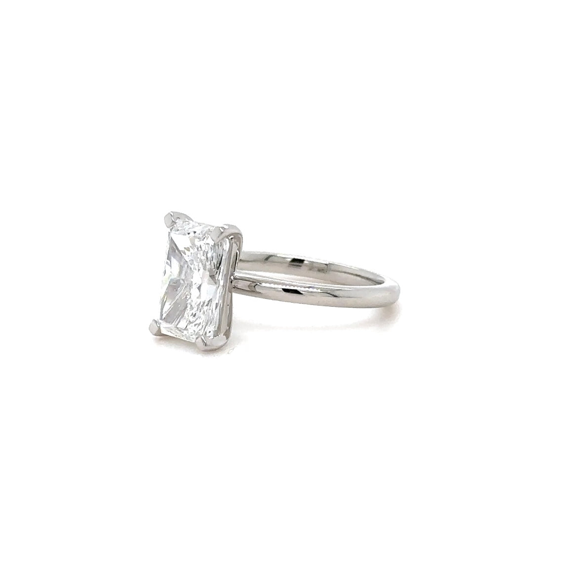 2mm Solitaire Lowset Diamond Ring